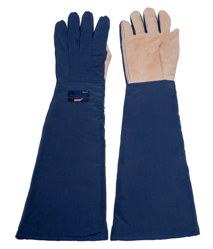 Leather Palm Double Waterproof Shoulder-length Industrial Cryogenic Protection Gloves