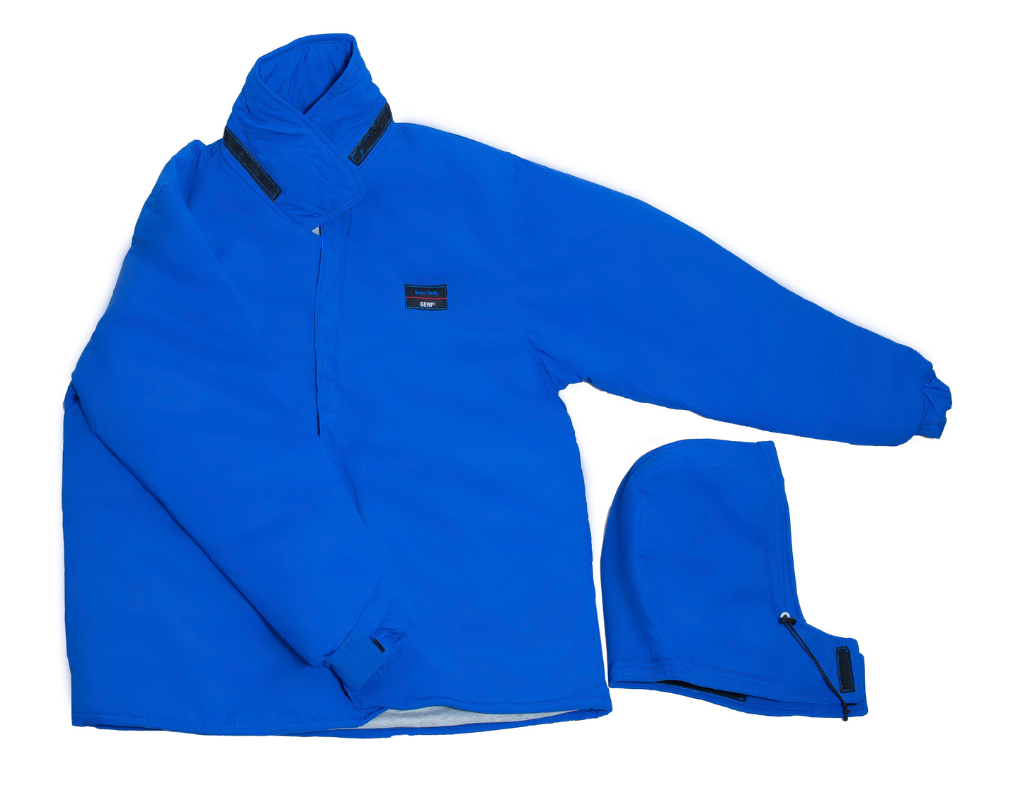 Chaqueta criogénica impermeable con capucha