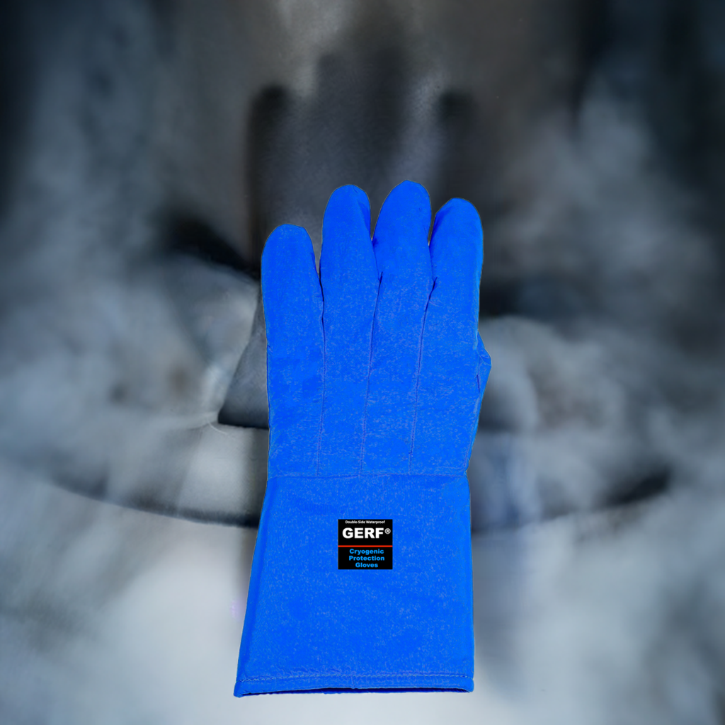 Double Waterproof Mid Arm-Length Cryogenic Gloves.